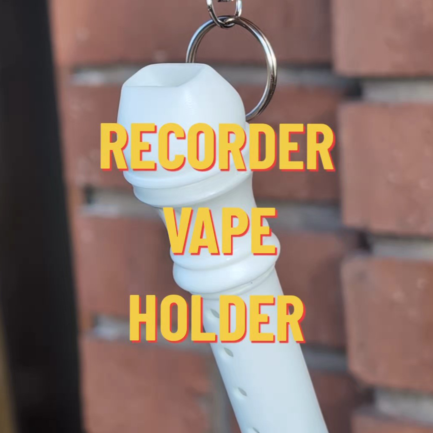 RECORDER VAPE HOLDER Why tho studios RECORDER VAPE HOLDER Why tho studios